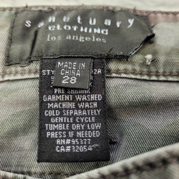 Sanctuary Camo Skinny Pants size 28 - Picture 10 of 12